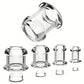 Leak-Proof Transparent Anal Plug with Enema Cleaning Dilator Hollow Anal Plug Prostate Massage Sex Toys for Woman Men Gay