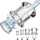 Leak-Proof Transparent Anal Plug with Enema Cleaning Dilator Hollow Anal Plug Prostate Massage Sex Toys for Woman Men Gay