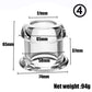 Leak-Proof Transparent Anal Plug with Enema Cleaning Dilator Hollow Anal Plug Prostate Massage Sex Toys for Woman Men Gay
