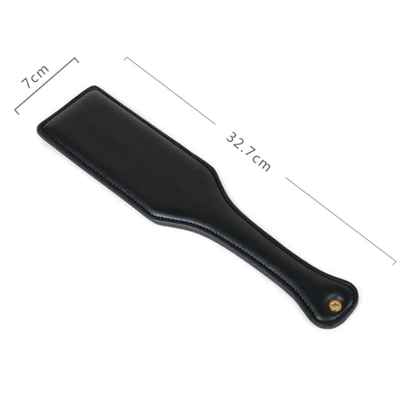 Leather Bdsm Spanking Paddles for Couple Sex Toy Slave Flogger Handle Fetish Adult Role Play Paddles Whip Women Sex Toys