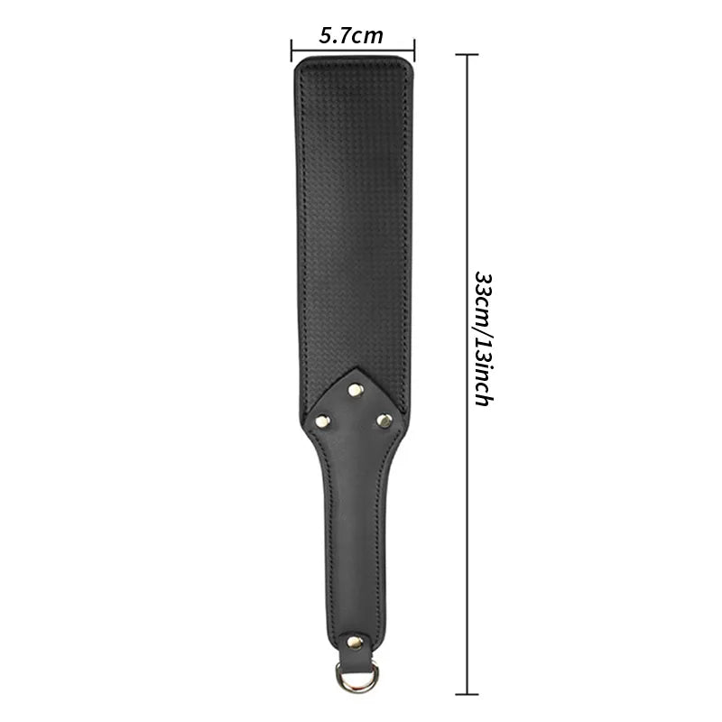 Leather Bdsm Spanking Paddles for Couple Sex Toy Slave Flogger Handle Fetish Adult Role Play Paddles Whip Women Sex Toys