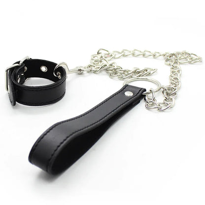 Leather Cock Penis Ring,Ball Stretcher Leash Sack Pull Tug,Sex Toys For Couples
