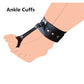 Leather Hand Wrist Thumbs Cuffs Binding Belt Slave Bdsm Bondage Cosplay Ankle Wrist Strap with Toes Restraint Sex Toys Chastity