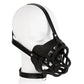 Leather Mask Silicone Mouth Oral Gag Set Head Face Bondage Harness Ball Bite Gag Fetish Restraint Sex Toy Slave Couple Game