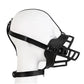 Leather Mask Silicone Mouth Oral Gag Set Head Face Bondage Harness Ball Bite Gag Fetish Restraint Sex Toy Slave Couple Game