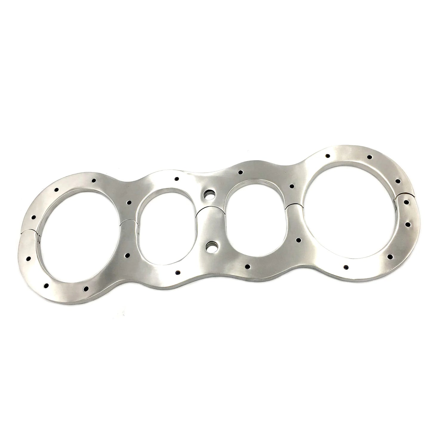 Leg Hand Cuffs BDSM Bondage Hand Ankle Fixed Flail Adult Games Handcuffs Slave Restraints  Tools Stainless Steel Sex Toys