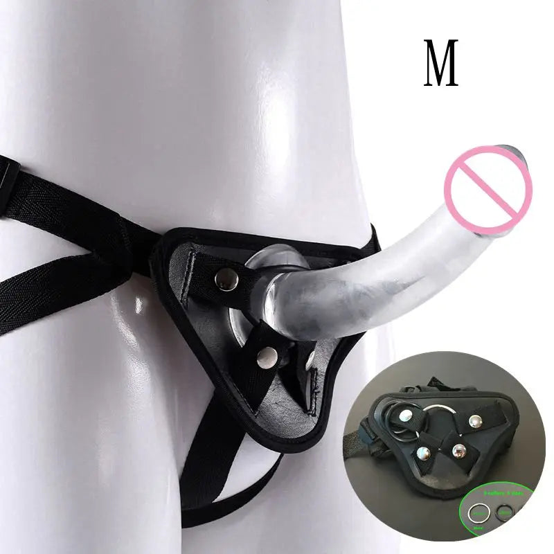 Lesbian Strapon Dildo Panties Realistic Penis Strap-on Dildo Butt Plug Belt Gay Smooth Anal Plug Suction Cup Sex Toys for Women