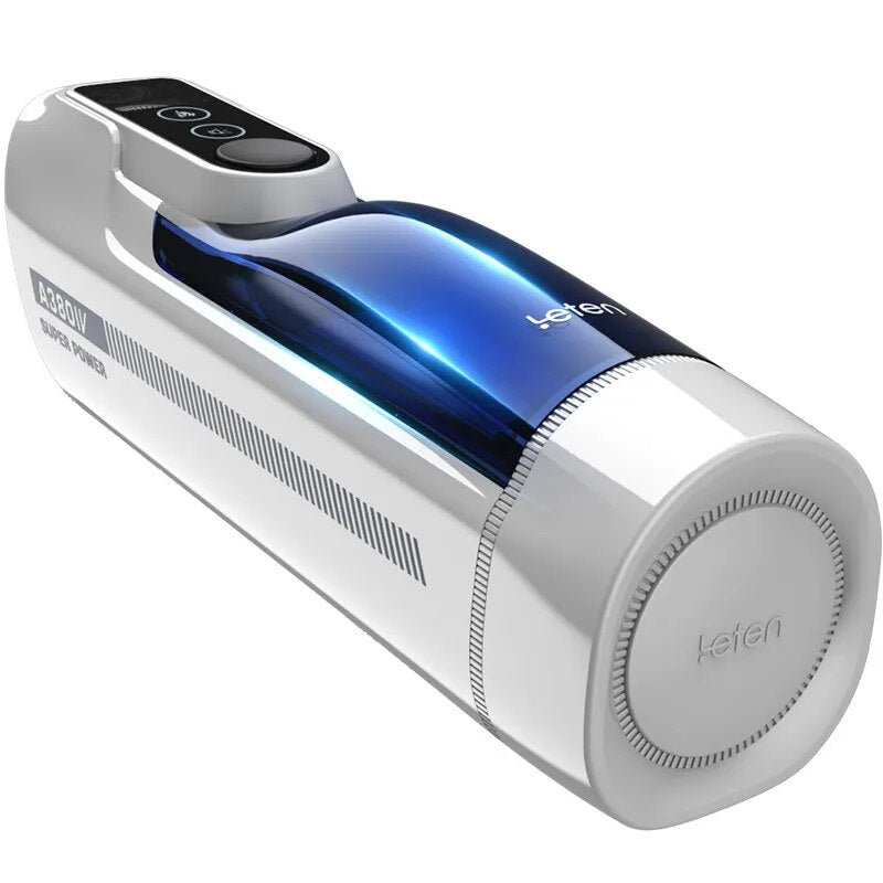 Leten A380-IV Automatic Piston Telescopicswing Male Masturbator Heating Vagina Pocket Moaning Masturbation Cup Sex Toys For Men