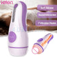 Leten Automatic Hip Vaginal Male Masturbator Vibrating Suck Sex Moan 3 Feature Sex Machine Vibration Real Pussy Sex Toys for Men
