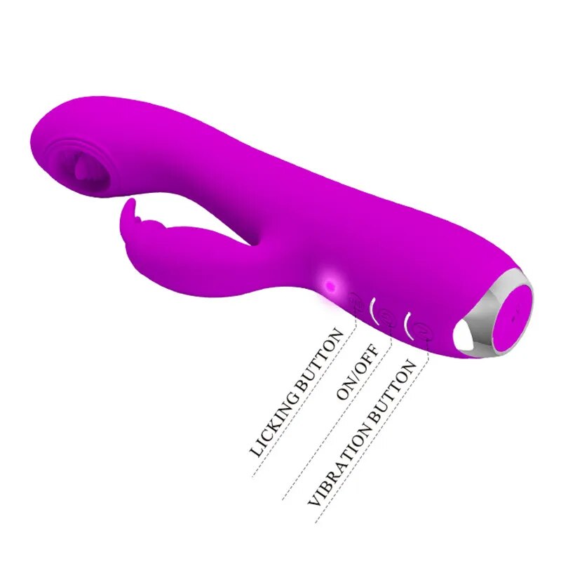 Licking Vibrator Blowjob Tongue Vibrating Nipple Sex Oral Licking G-spot Massage Clitoris Vagina Stimulator Sex Toys for Women