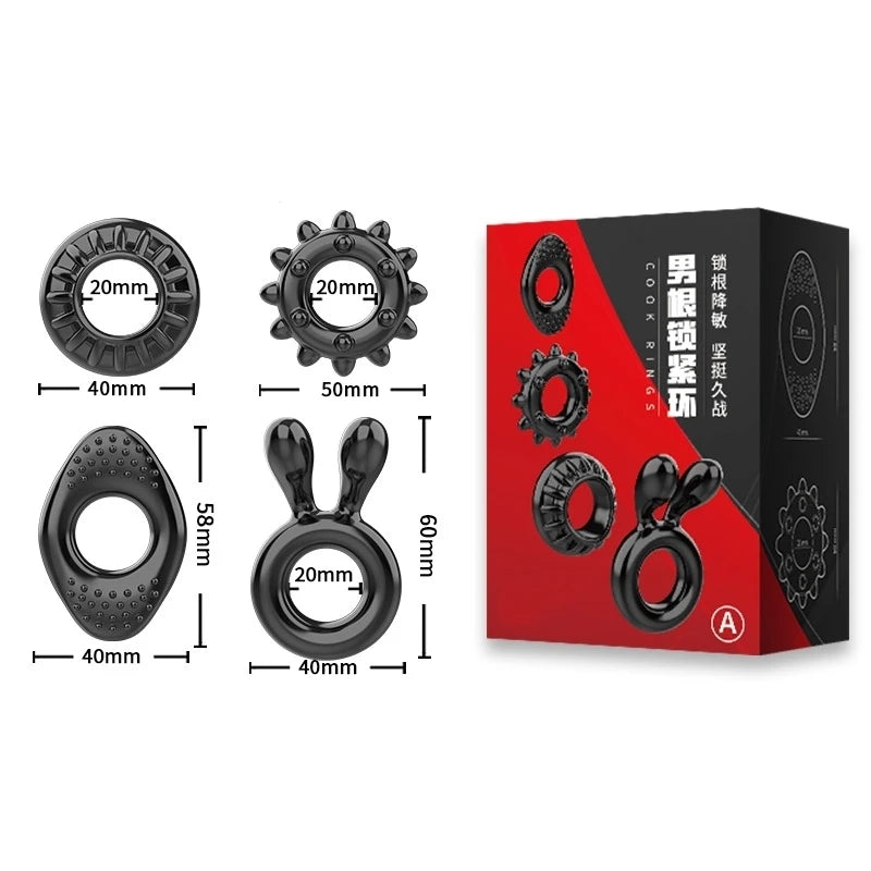 Linen Nozzle Cock Ring Adjustable Penis Rings for Men Delay Ejaculation Adult Supplies Adult Supplies Sex Toys for Couples 18