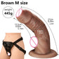 Liquid Silicone Curved Anal Dildo with Foreskin Realistic Big Penis Female Masturbator Big Butt Plug Sex Toy for Women Lesbian