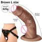 Liquid Silicone Curved Anal Dildo with Foreskin Realistic Big Penis Female Masturbator Big Butt Plug Sex Toy for Women Lesbian