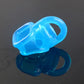 Liquid Silicone Male Stretcher Scrotum Ball Delay Ejaculation Penis Ring Ejaculation Delay Time Stretchable Sex Toys for Man Gay