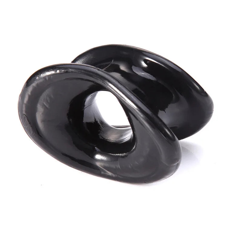 Liquid Silicone Male Stretcher Scrotum Ball Delay Ejaculation Penis Ring Ejaculation Delay Time Stretchable Sex Toys for Man Gay