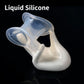 Liquid Silicone Male Stretcher Scrotum Ball Delay Ejaculation Penis Ring Ejaculation Delay Time Stretchable Sex Toys for Man Gay