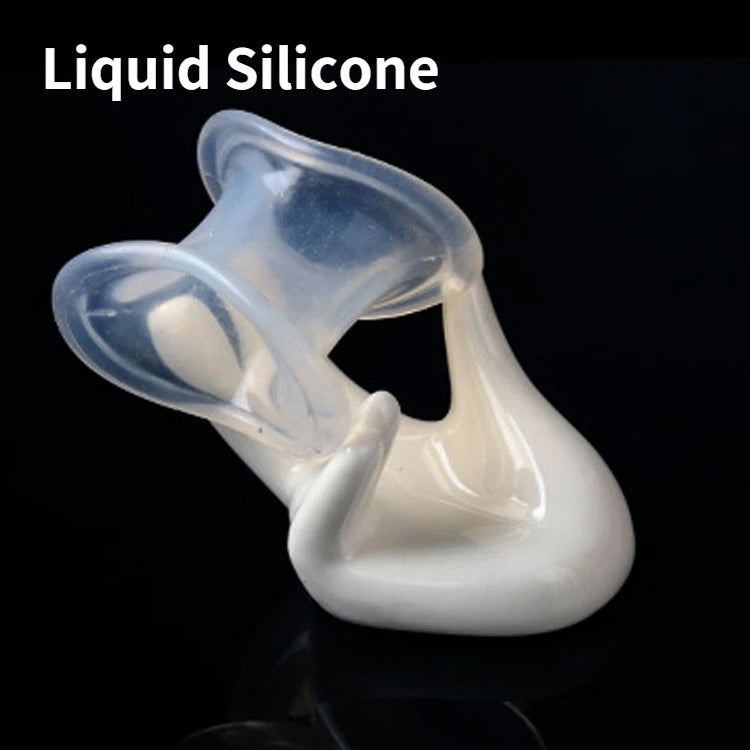 Liquid Silicone Male Stretcher Scrotum Ball Delay Ejaculation Penis Ring Ejaculation Delay Time Stretchable Sex Toys for Man Gay