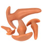 Liquid Silicone Soft Anal Plug Prostate Massage Anal Sex Toys for Adult Men Women Butt Plug Comfortable To Wear Anal Expansion