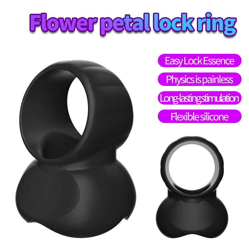 Liquid silicone egg lock ring Couple shock delay ring Egg lock ring Adult products Male penis lock rin Ring of penis