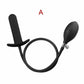 Liquid silicone inflatable bondage ball ring, expansion lock fine ring, penis ring training masturbator sex shop