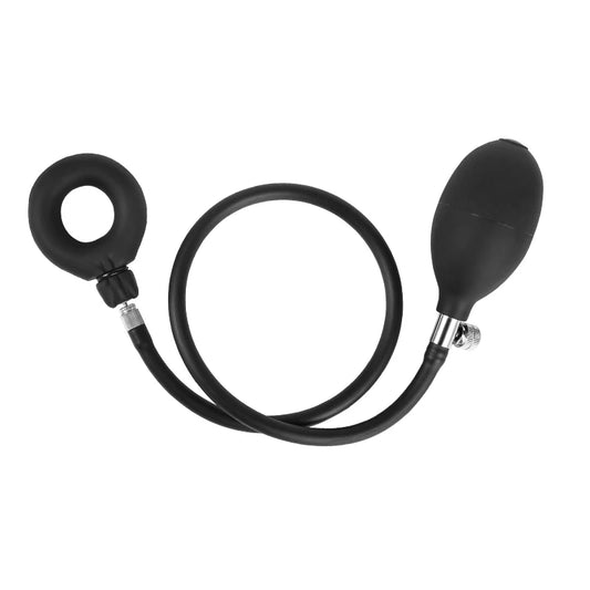 Liquid silicone inflatable bondage ball ring, expansion lock fine ring, penis ring training masturbator sex shop