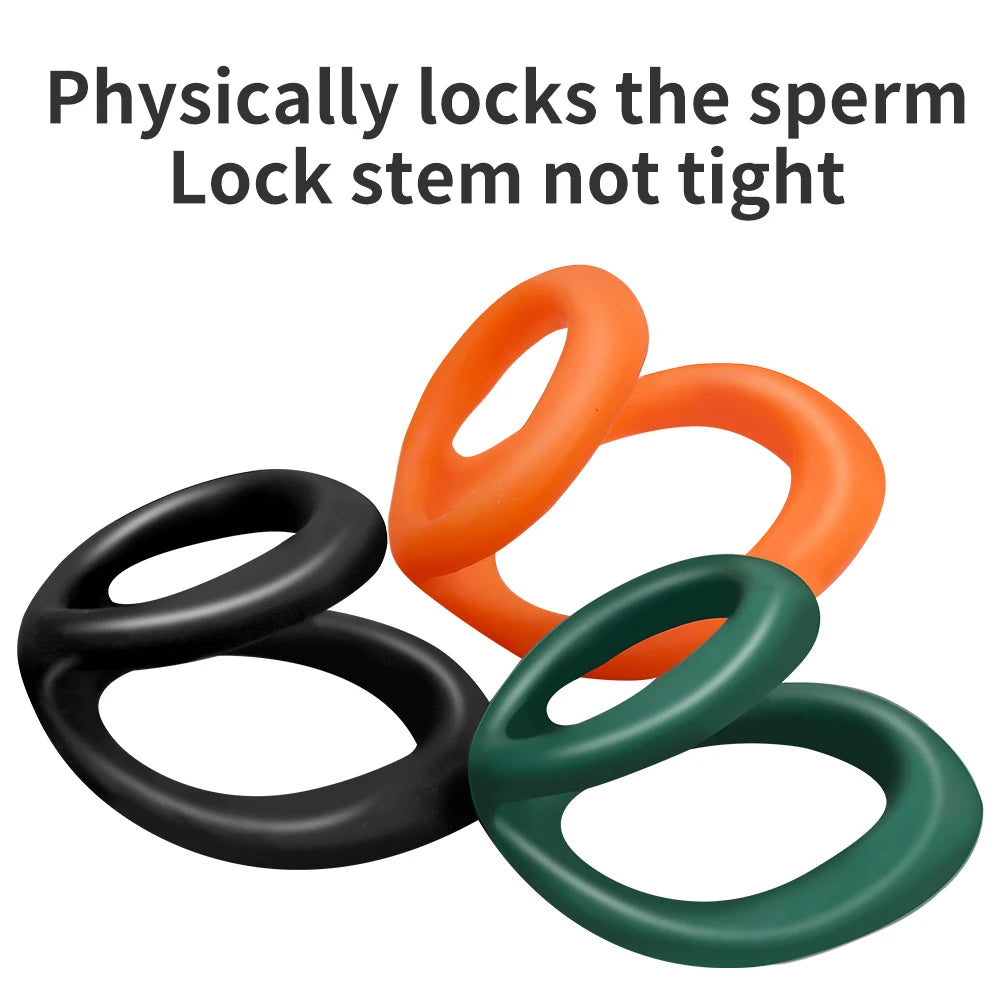 Lock Penis Cock Ring On For Men Delay Ejaculation Erection Sex Shop Toys For Couple Sex Toy Penisring Man Dick Enlarger Rings 18