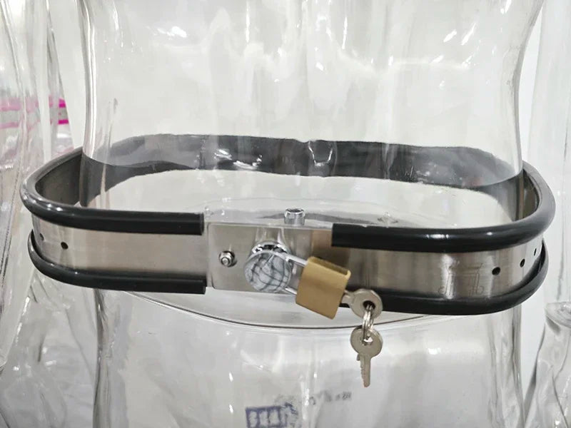 Lockable BDSM Bondage Adult Games Stainless Steel Chastity Belt Adjustable Waist Band Sex Toys for Women Wear Erotic  Restraints