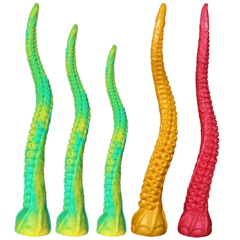 Long Anal Dildo With Suction Cup soft Silicone Butt plug Prostate Massager Anal Whip plug Anal Masturbator Huge Dilator Sex Toys