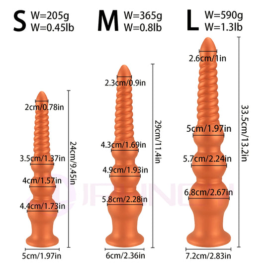 Long Anal Dildos Women G-Spot Massage Silicone Soft Anal Plug Sex Toys For Women Men Prostate Massage Butt Plug Gay Fisting Toy