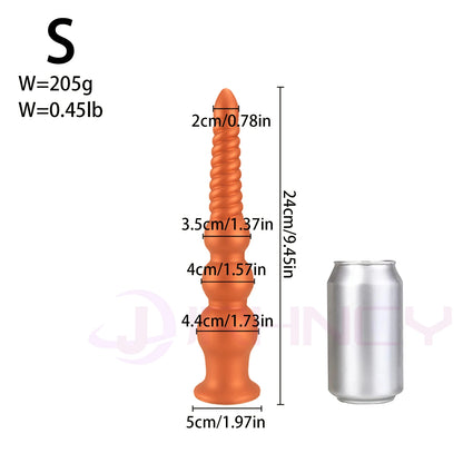 Long Anal Dildos Women G-Spot Massage Silicone Soft Anal Plug Sex Toys For Women Men Prostate Massage Butt Plug Gay Fisting Toy