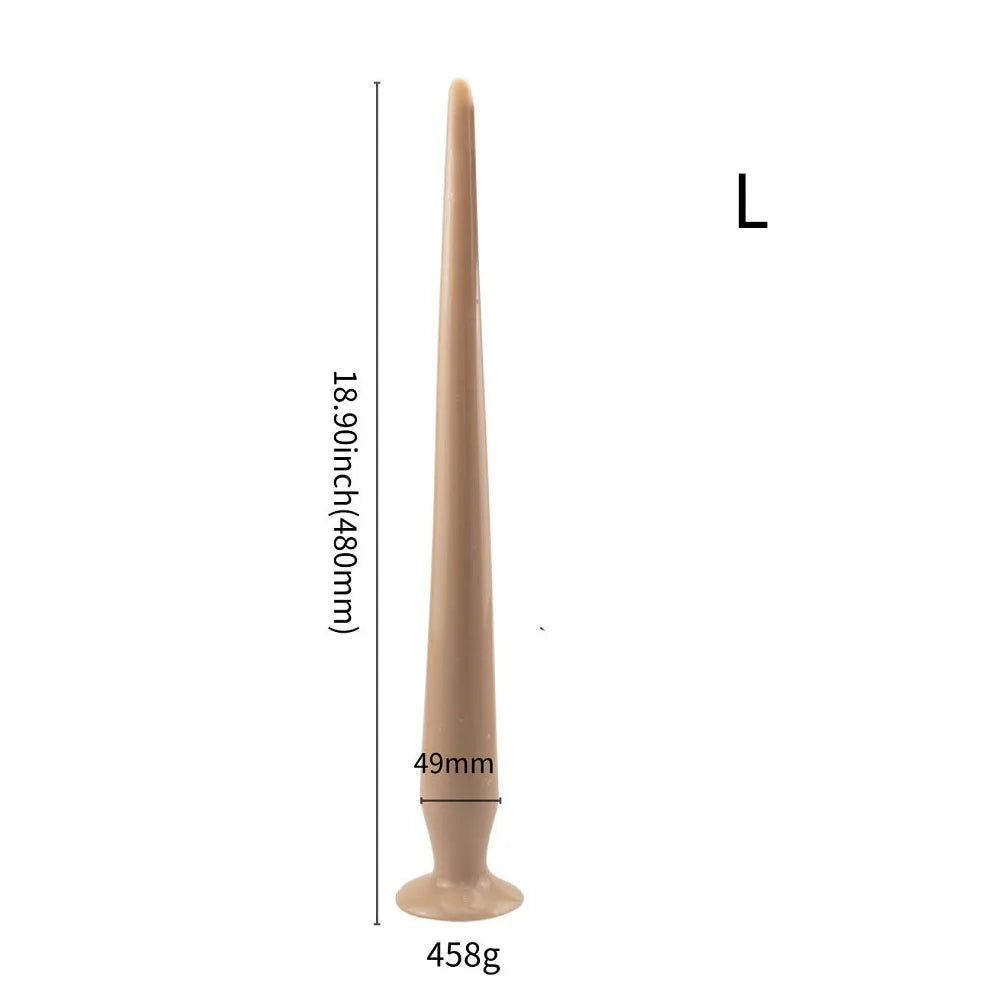 Long Anal Plug Adult Sex Toys for Women Men Gay Buttplug  Prostate Massager Huge Analplug with Sucktion Cup Anal Dildos Women
