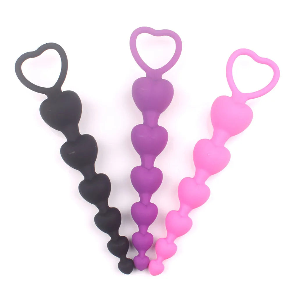 Long Anal Plug Sex Toys Silicone Small Anal Beads for Women Men ButtPlug Prostate Massager Gay Sex Toys Adult Analplug