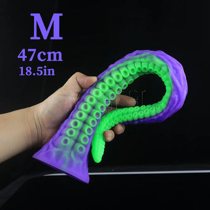 Long Anal Sex Toys Tentacle Dildo Penis With Suction Cup Progressive Vagina Anal Plug Masturbators Silicone Dick Sex Product