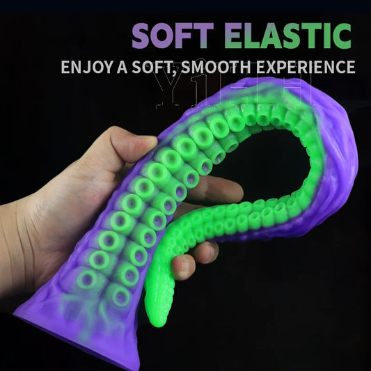 Long Anal Sex Toys Tentacle Dildo Penis With Suction Cup Progressive Vagina Anal Plug Masturbators Silicone Dick Sex Product