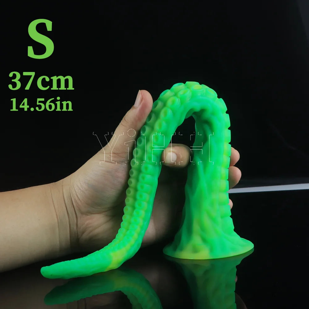 Long Anal Sex Toys Tentacle Dildo Penis With Suction Cup Progressive Vagina Anal Plug Masturbators Silicone Dick Sex Product