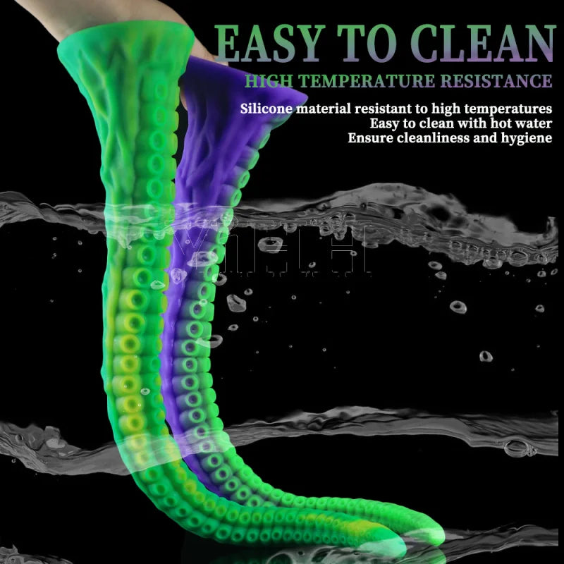 Long Anal Sex Toys Tentacle Dildo Penis With Suction Cup Progressive Vagina Anal Plug Masturbators Silicone Dick Sex Product