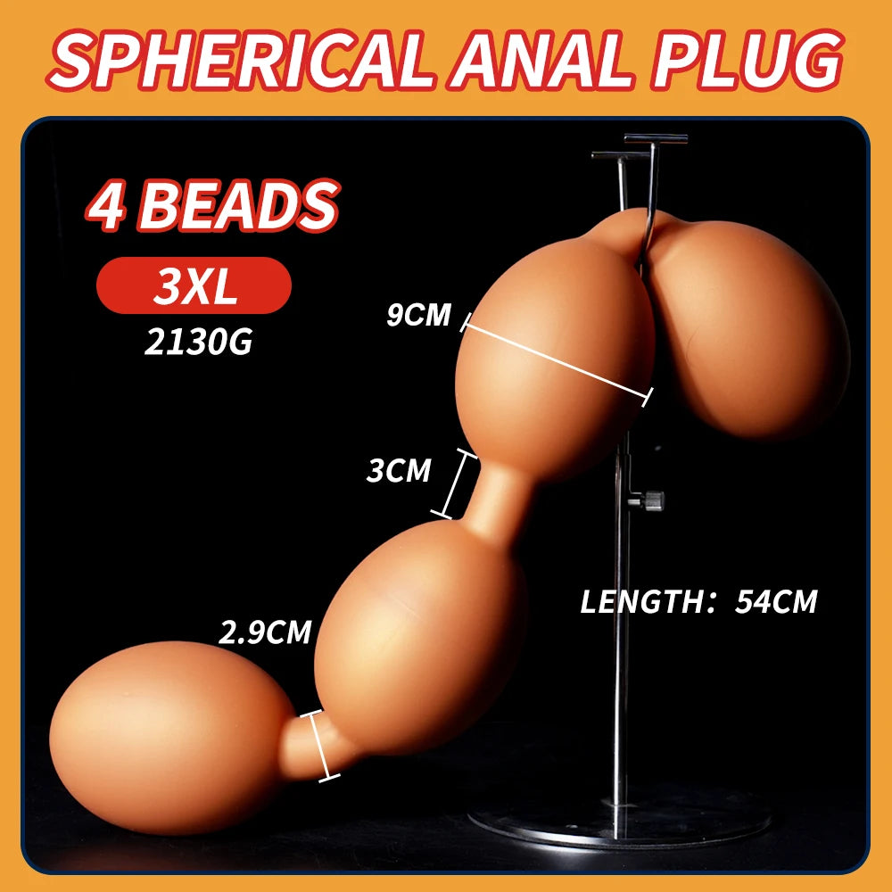 Long Anal Toys Huge Anal Beads Dildo Super Big Butt Plug Analplug Buttplug Dilator Male Prostate Massage Anus Sex Toy For Women