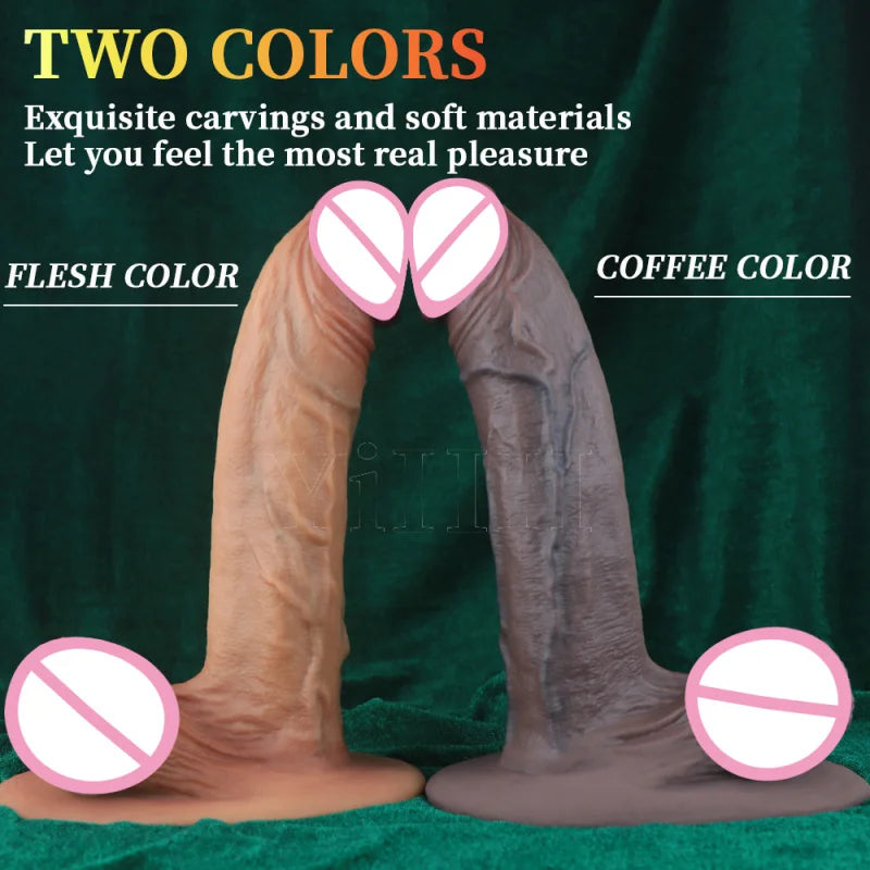 Long Black Dildo Realistic Dick Woman Dildos Masturbator For Women Soft Silicone Suction Cup Big Penis Anal Sex Toys Gay Lesbian