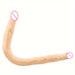 Long Double Dildo Unisex Soft Silicone Anal Plug Sex Toy Masturbator Anus Dilator Dildo Stimulation Massager for Adult Games