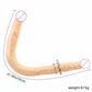 Long Double Dildo Unisex Soft Silicone Anal Plug Sex Toy Masturbator Anus Dilator Dildo Stimulation Massager for Adult Games