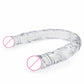 Long Double Dildo Unisex Soft Silicone Anal Plug Sex Toy Masturbator Anus Dilator Dildo Stimulation Massager for Adult Games