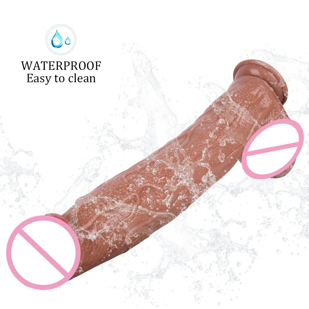 Long Penis 44cm Realistic Dildo with Suction Cup Anal Sex Toys for Woman Butt Plug Prostate Massager Huge Vagina Anal Dildo