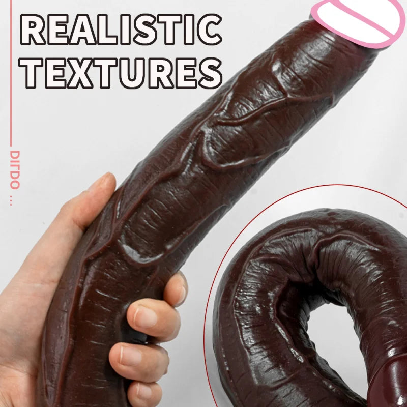 Long Realistic Dildo Strong Suction Cup Big Dick Long Anal Sex Toys Female Masturbator Big Cock Anal Plug Real Penis Sex Toys
