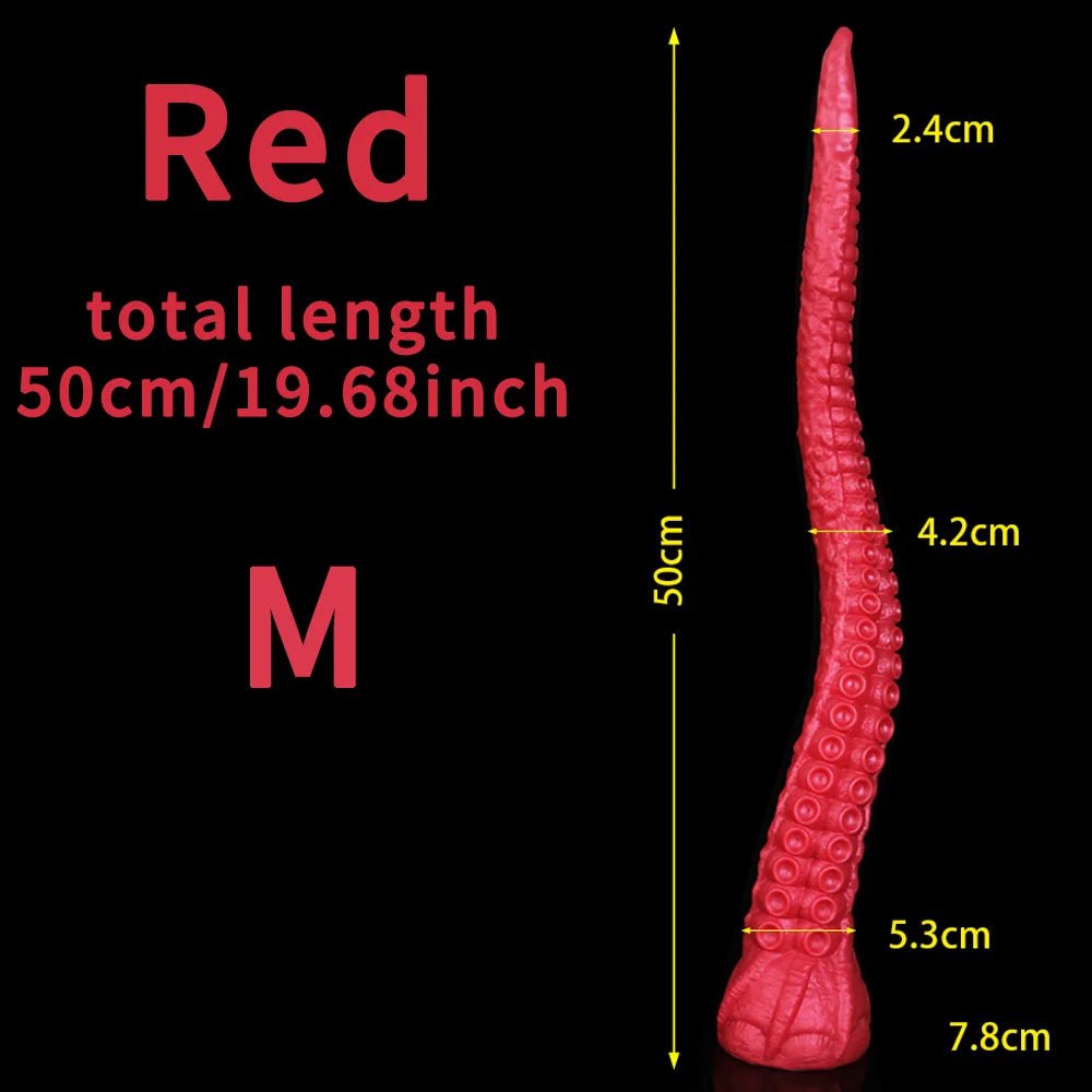 Long dildo anal sex toy 55cm Soft butt plug for women men Anal Toys for G Spot & P Spot Stimulation Huge Monster Silicone Dildo
