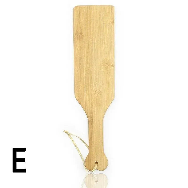 "Love" "heart" Bamboo Wood Whip Spanking Paddle