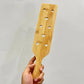 "Love" "heart" Bamboo Wood Whip Spanking Paddle