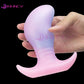 Luminous Anal Plug Liquid Silicone Soft Butt Plug For Women Men Anchor Base Wearing Anal Plug Prostate Massage Sex Product