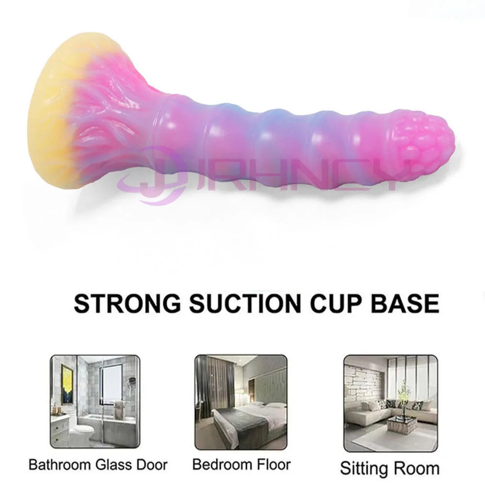 Luminous Anal Sex Toys Silicone Anal Plug Bamboo Joint Soft Small Butt Plug Sex Toy for Women Men Prostate Massage Beginner Plug