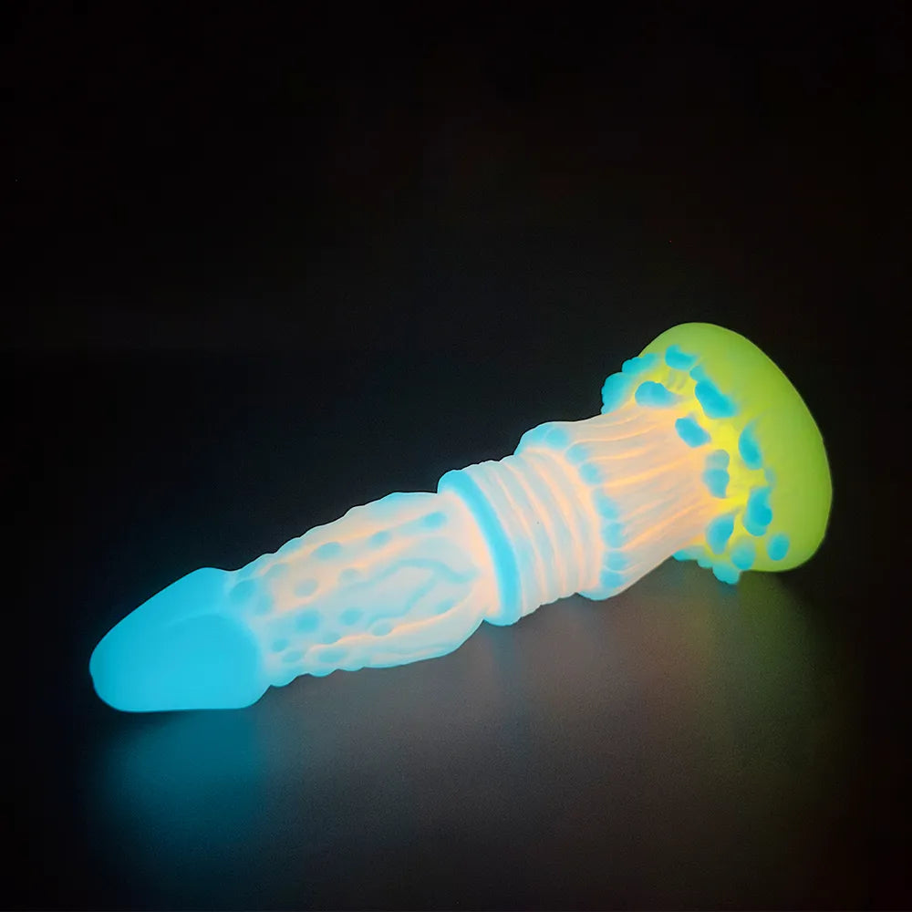 Luminous G-spot Silicone Dragon Dildos Butt Plug