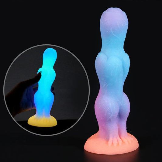 Colourful Glowing Luminous Animal Dildo